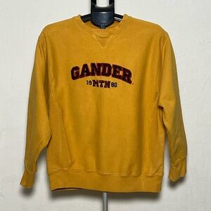 GANDER MOUNTAIN Mustard Yellow Sweatshirt - size M
